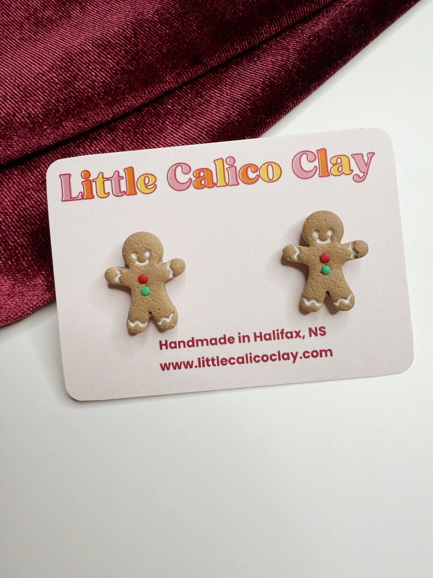 Gingerbread Man Studs