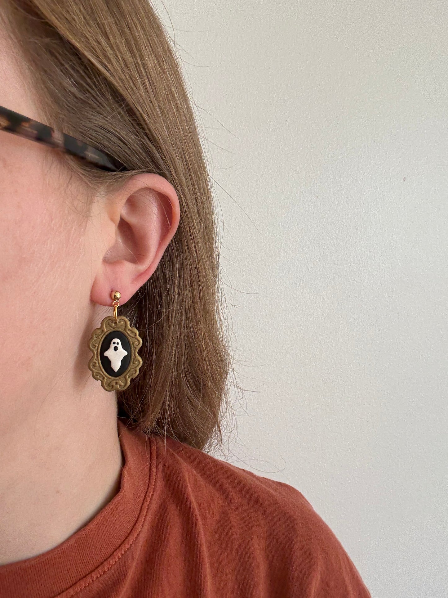 Vintage Ghost Dangles