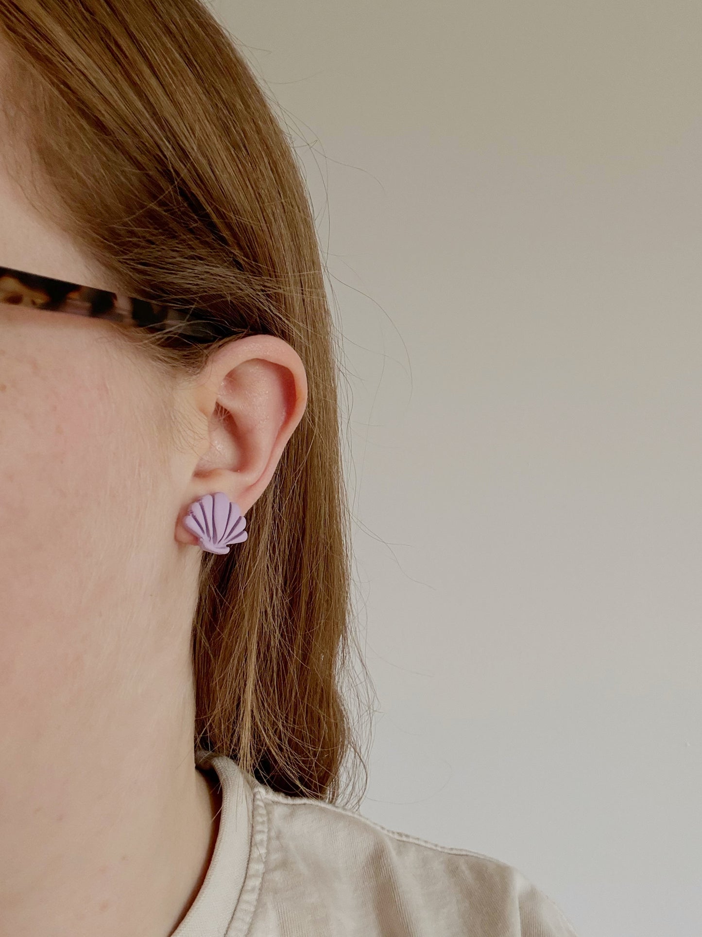 Seashell Studs