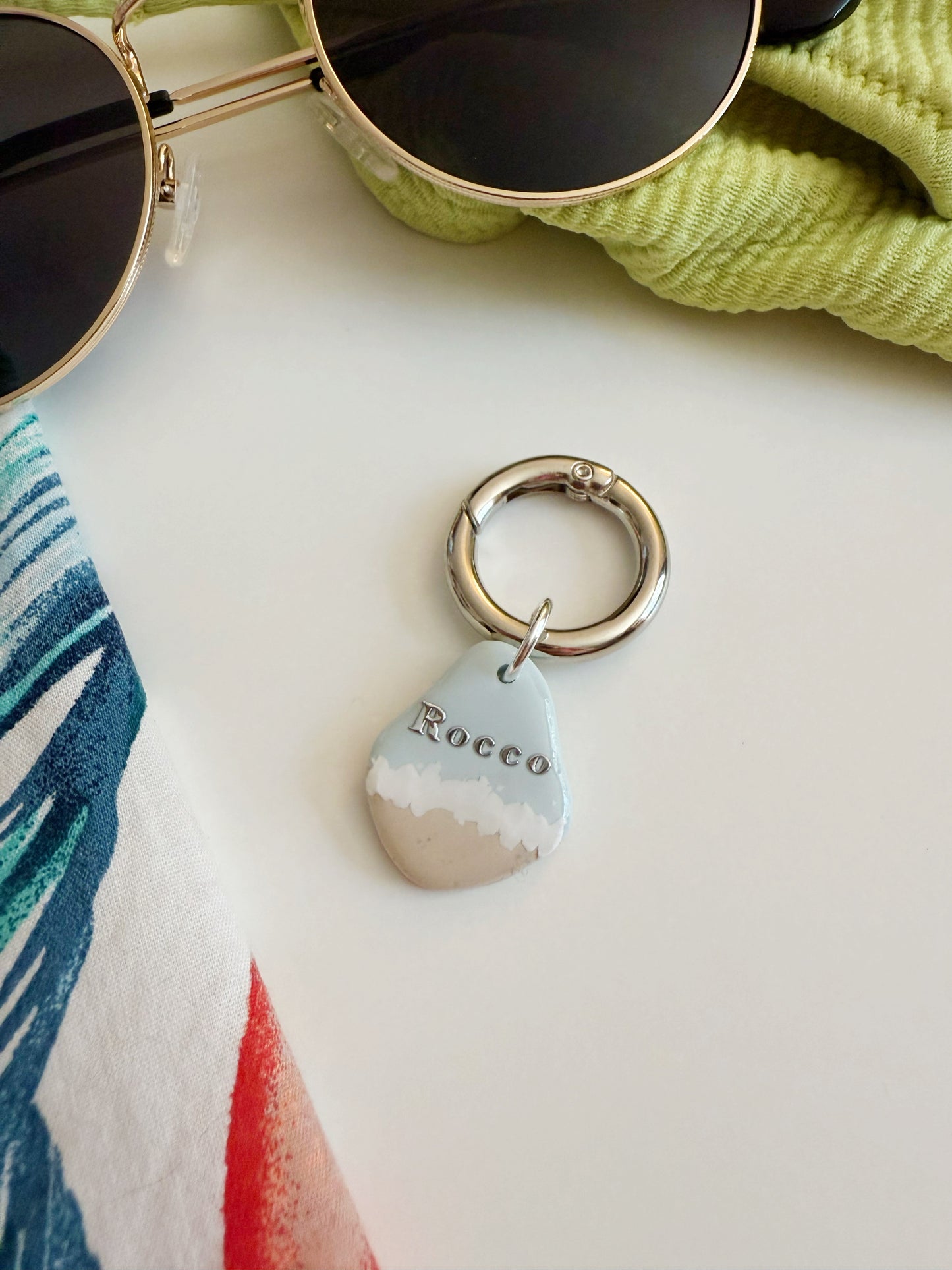 Sand and Sea Pet Tag