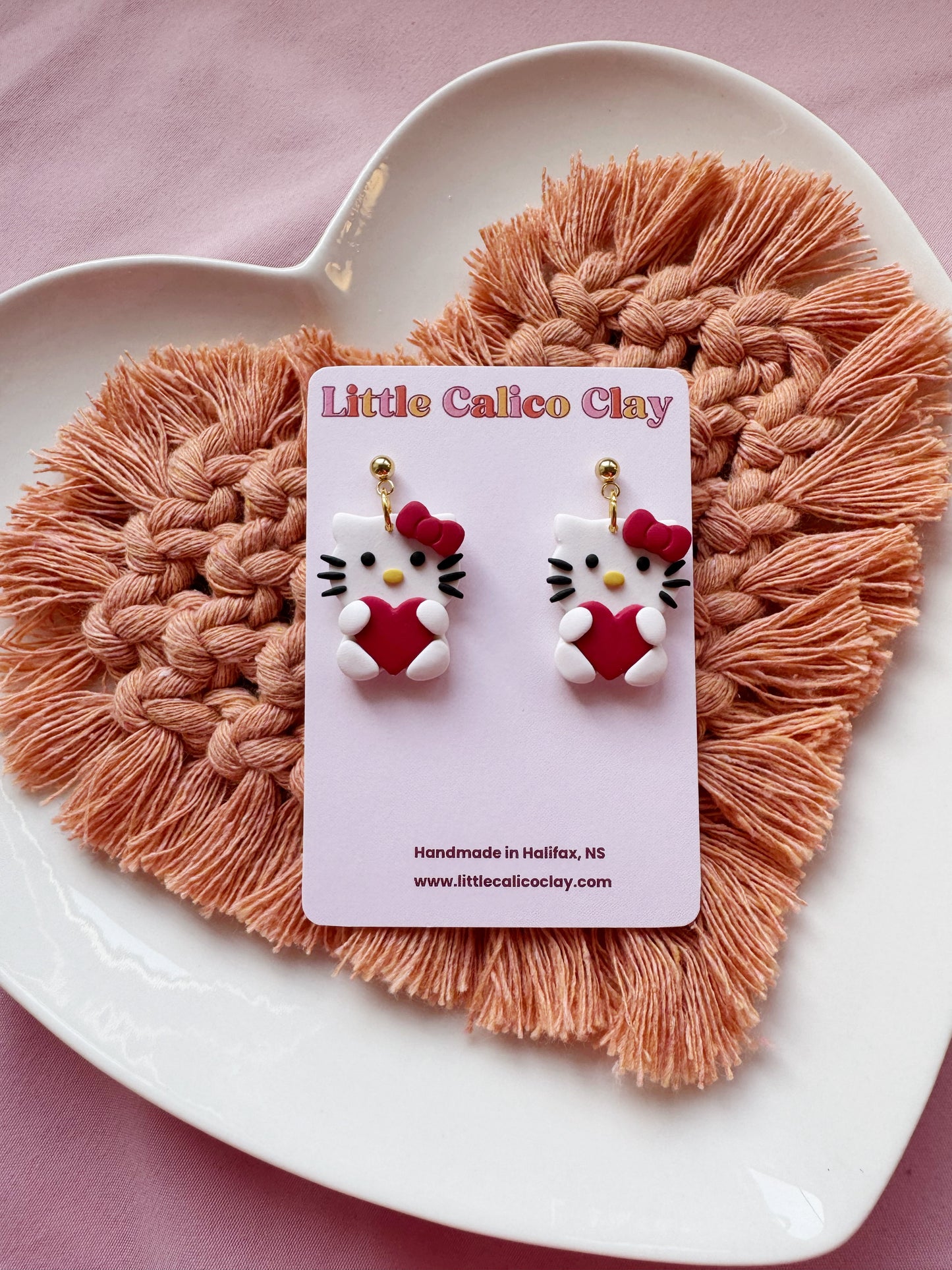 Valentine Kitty Dangles
