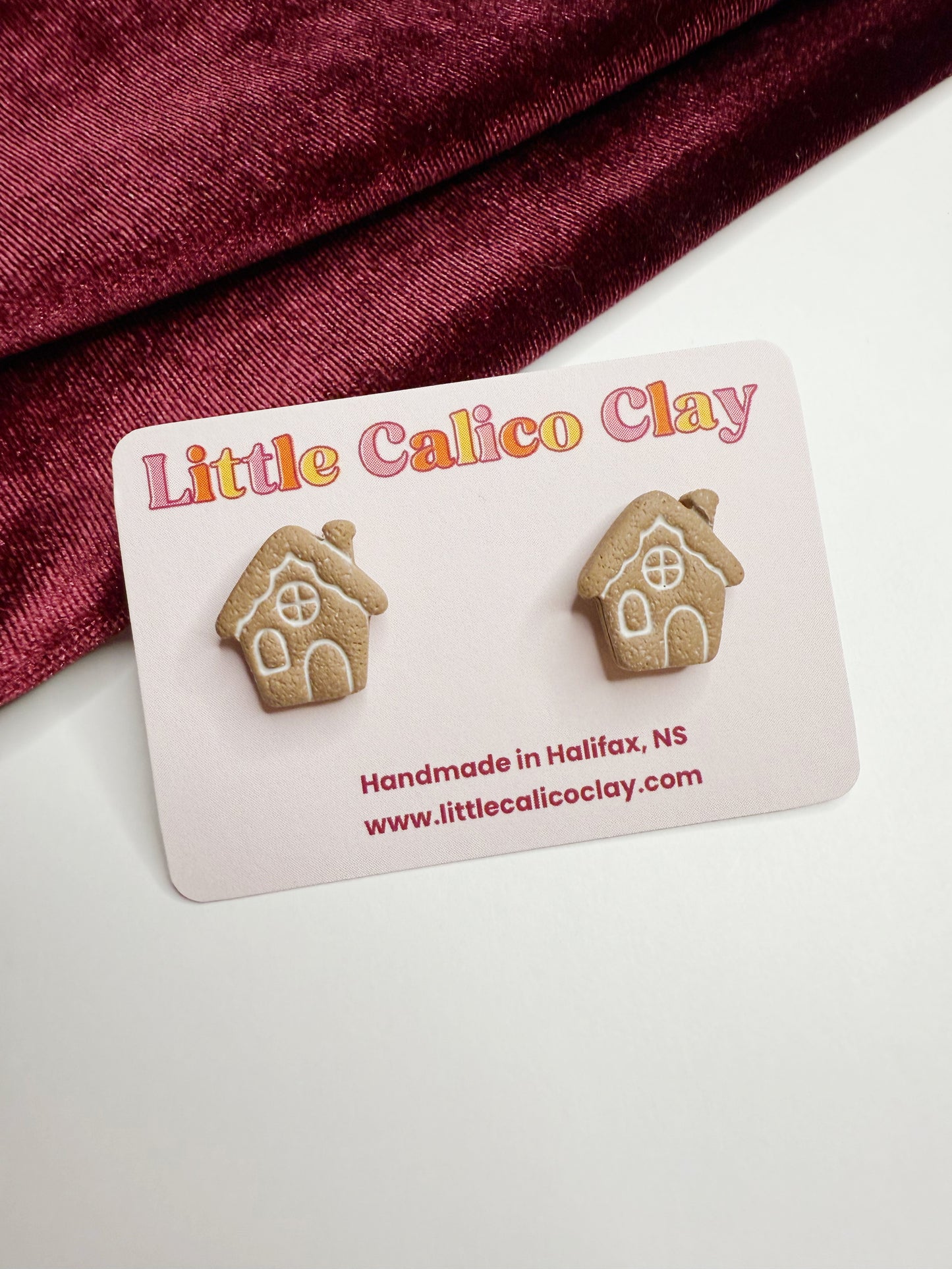 Gingerbread House Studs