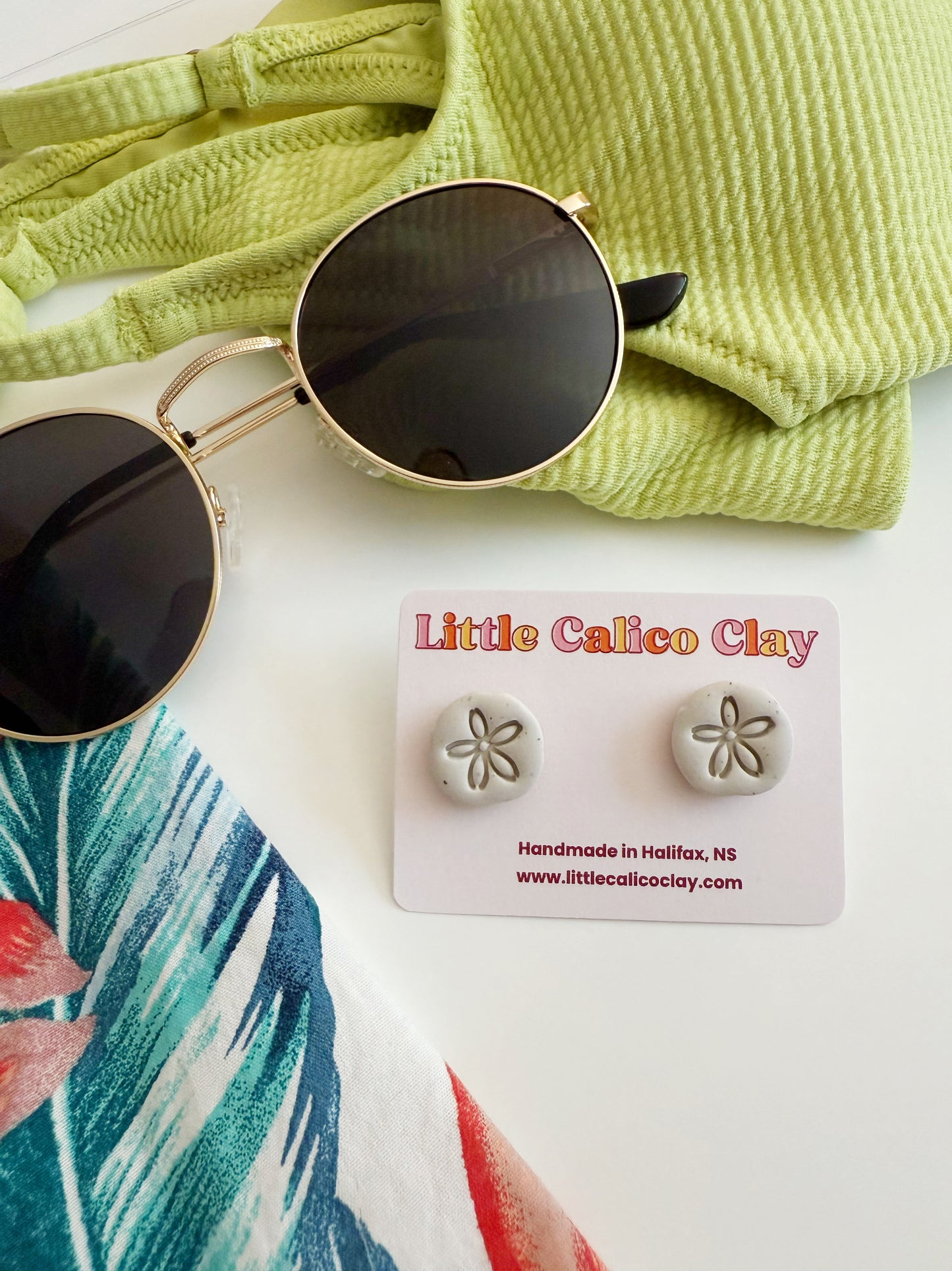 Sand Dollar Studs