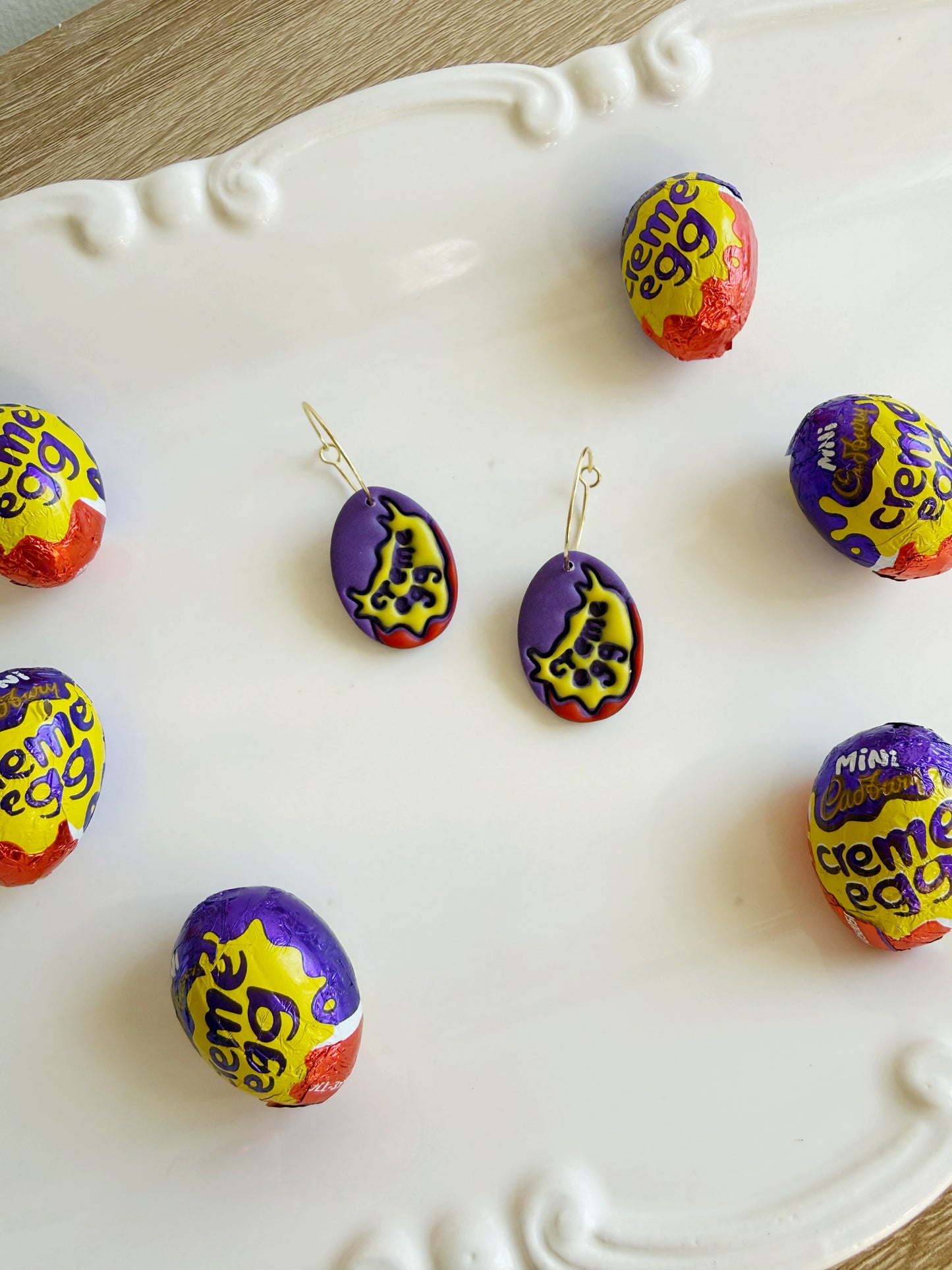 Creme Egg Hoops
