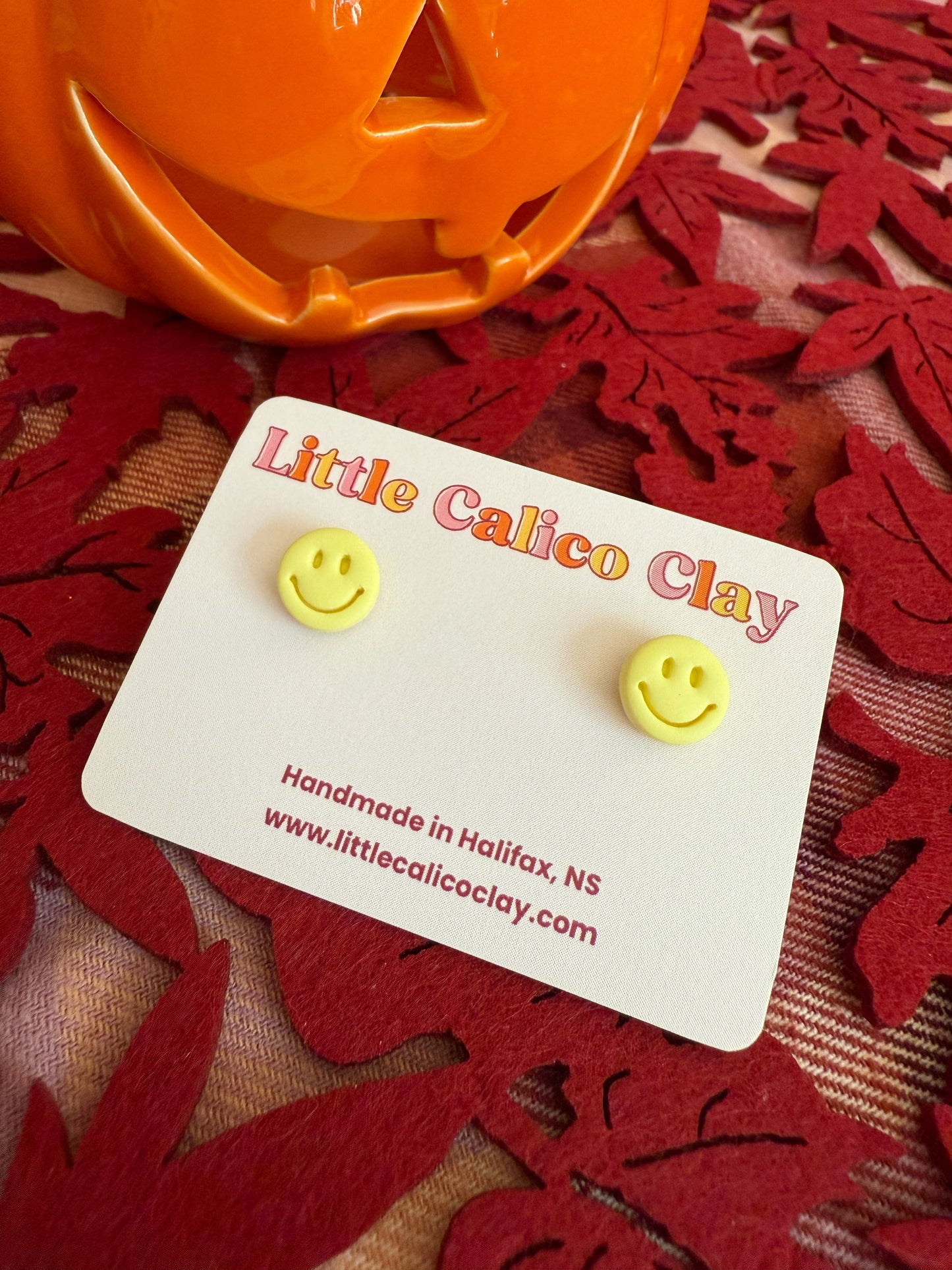 Happy Face Studs