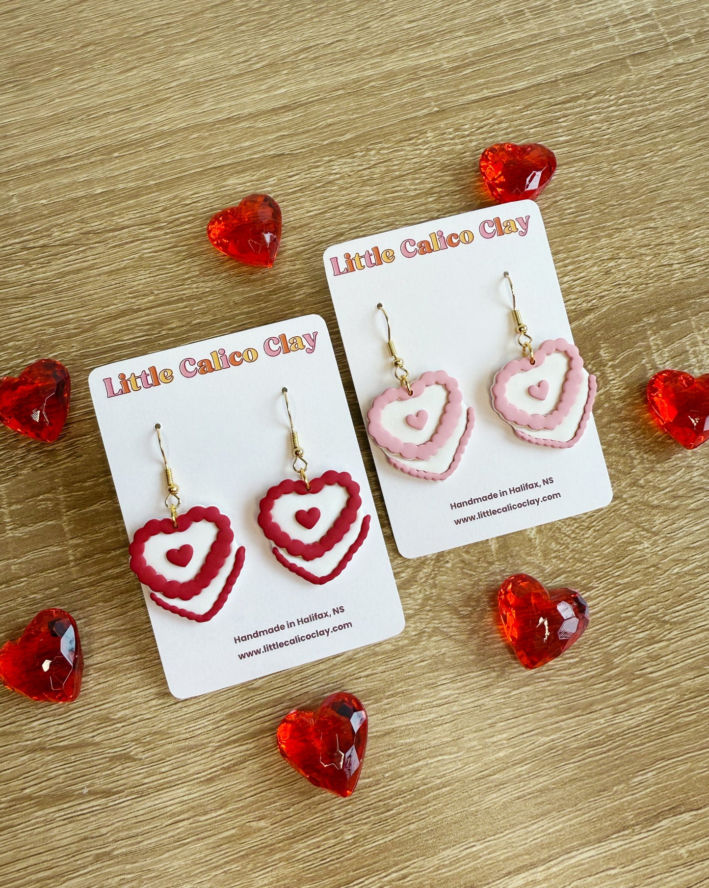 Heart Cake Dangles