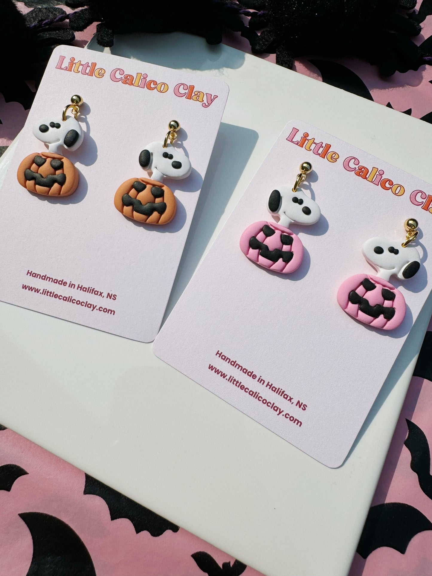 Spooky Beagle Dangles