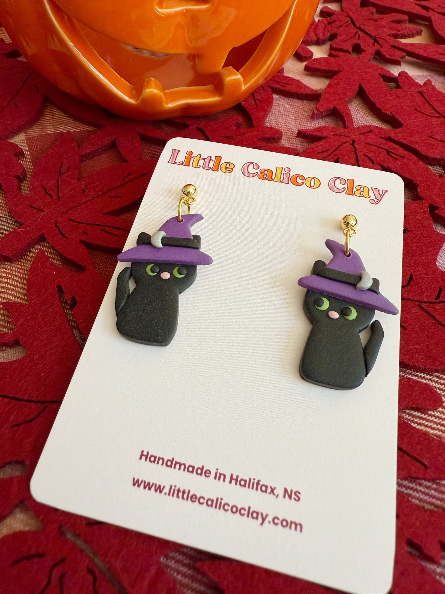 Witchy Kitten Dangles