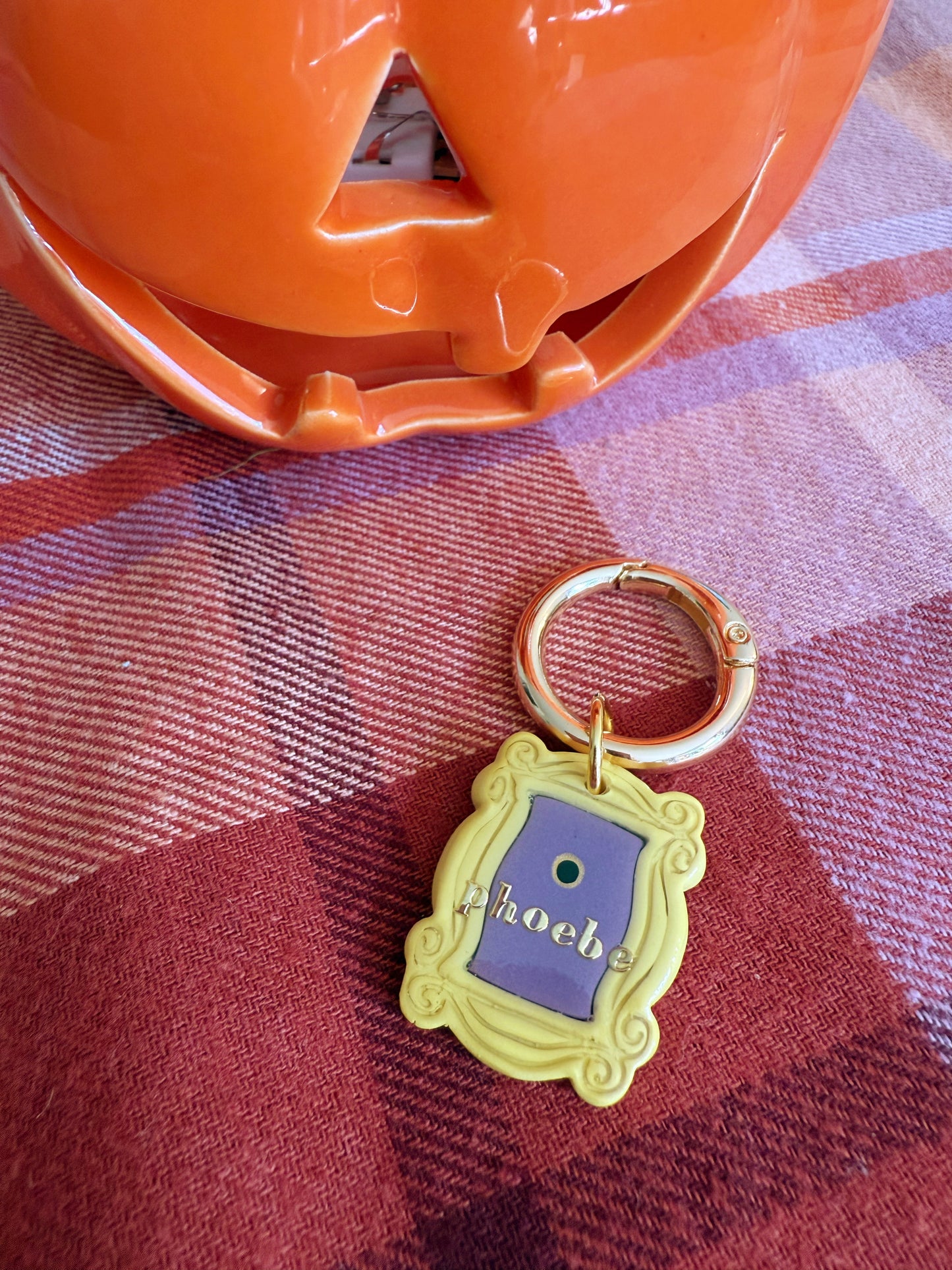 Yellow Frame Pet Tag