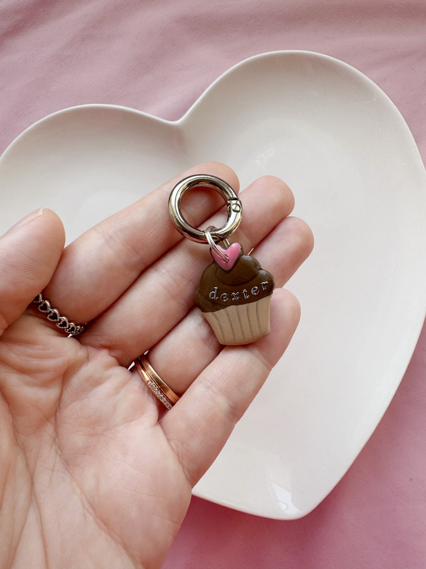 Cupcake Pet Tag