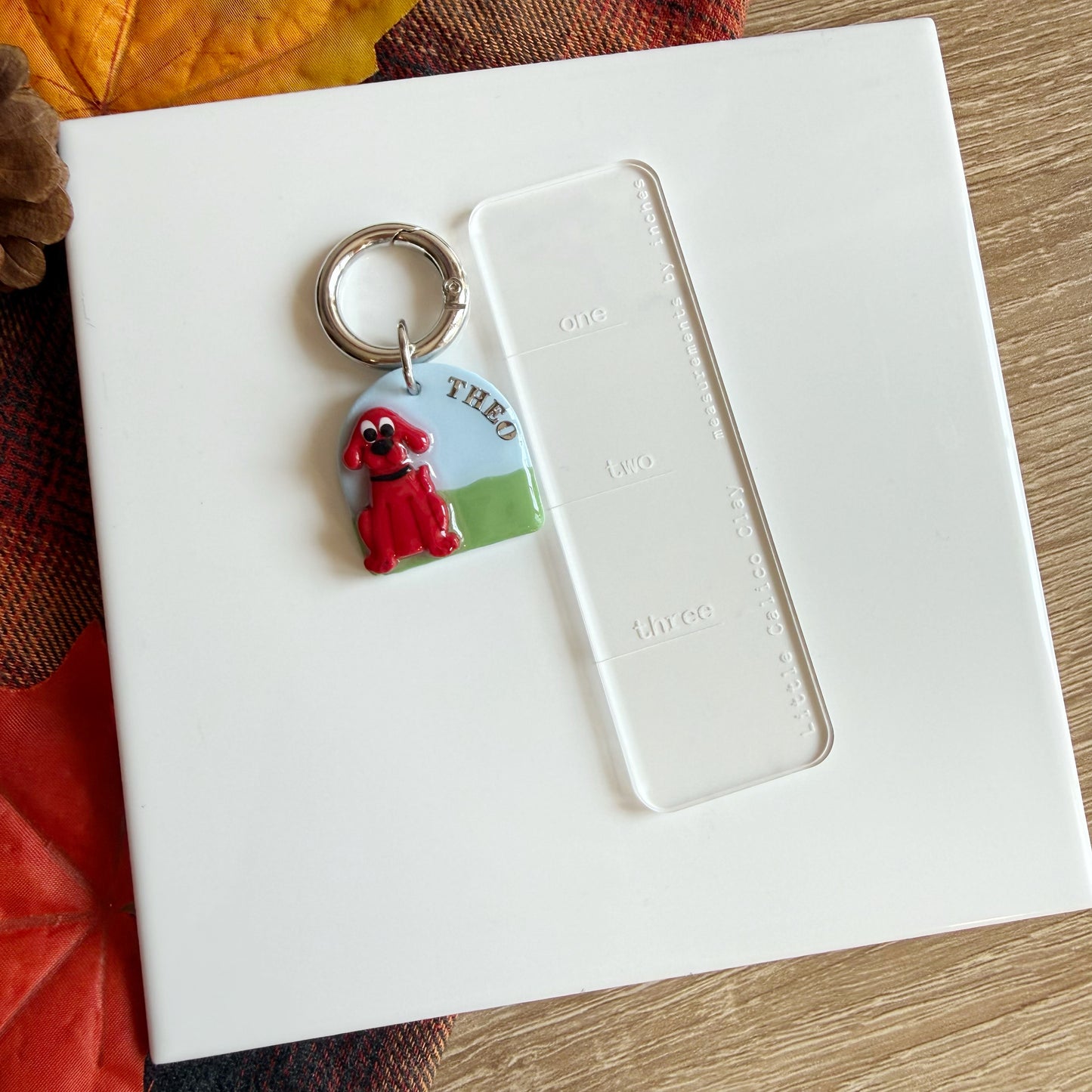 Red Dog Pet Tag