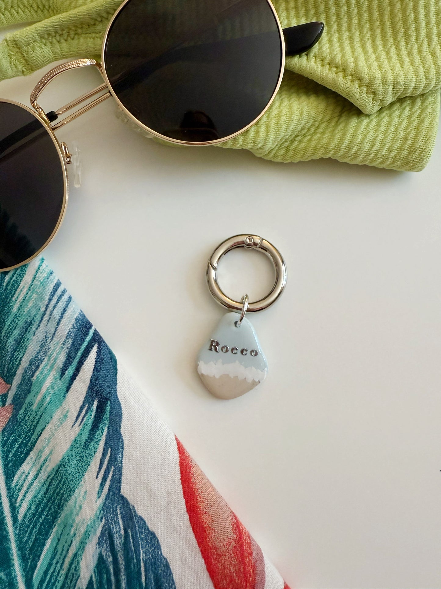 Sand and Sea Pet Tag