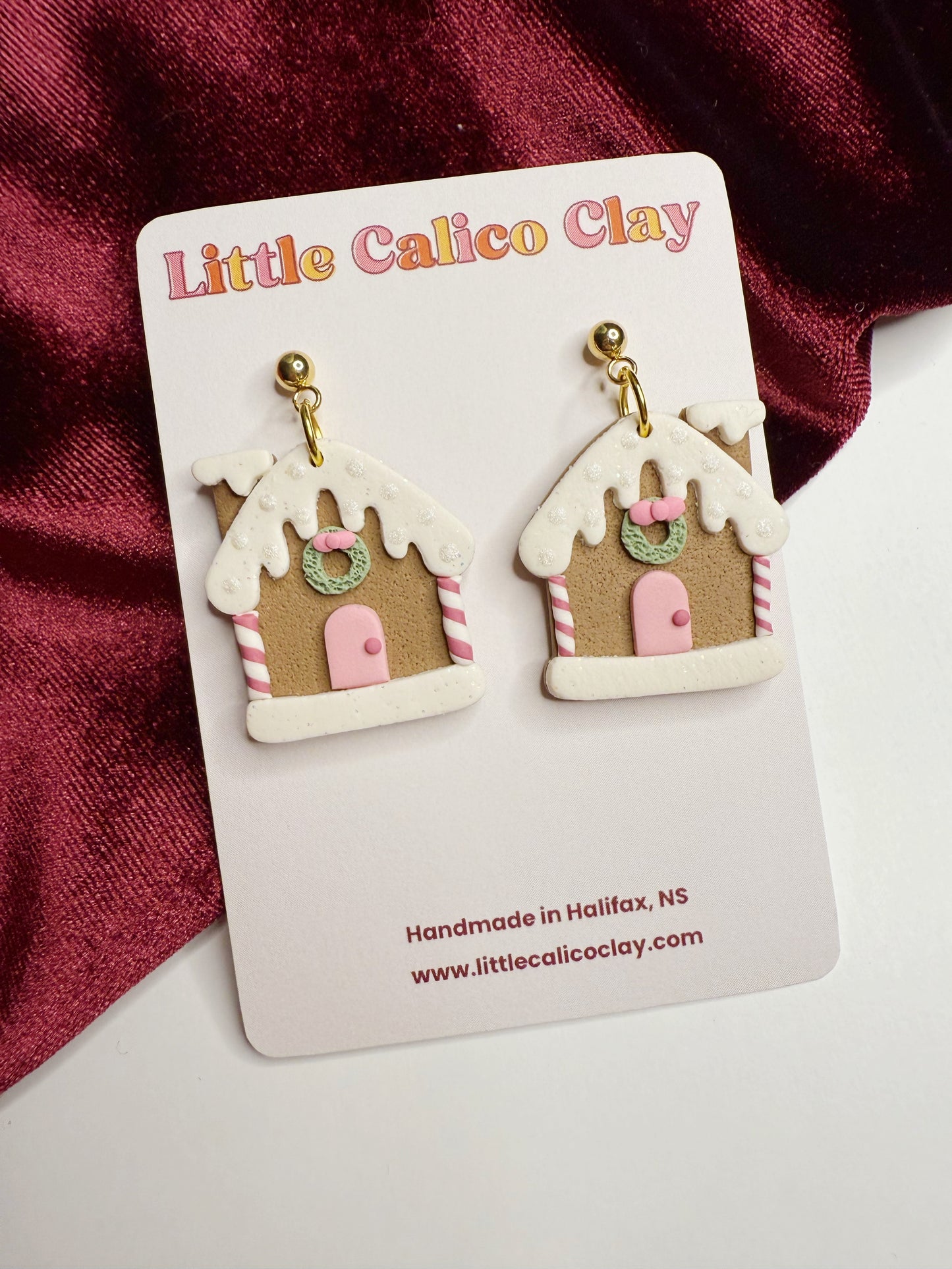 Gingerbread House Dangles