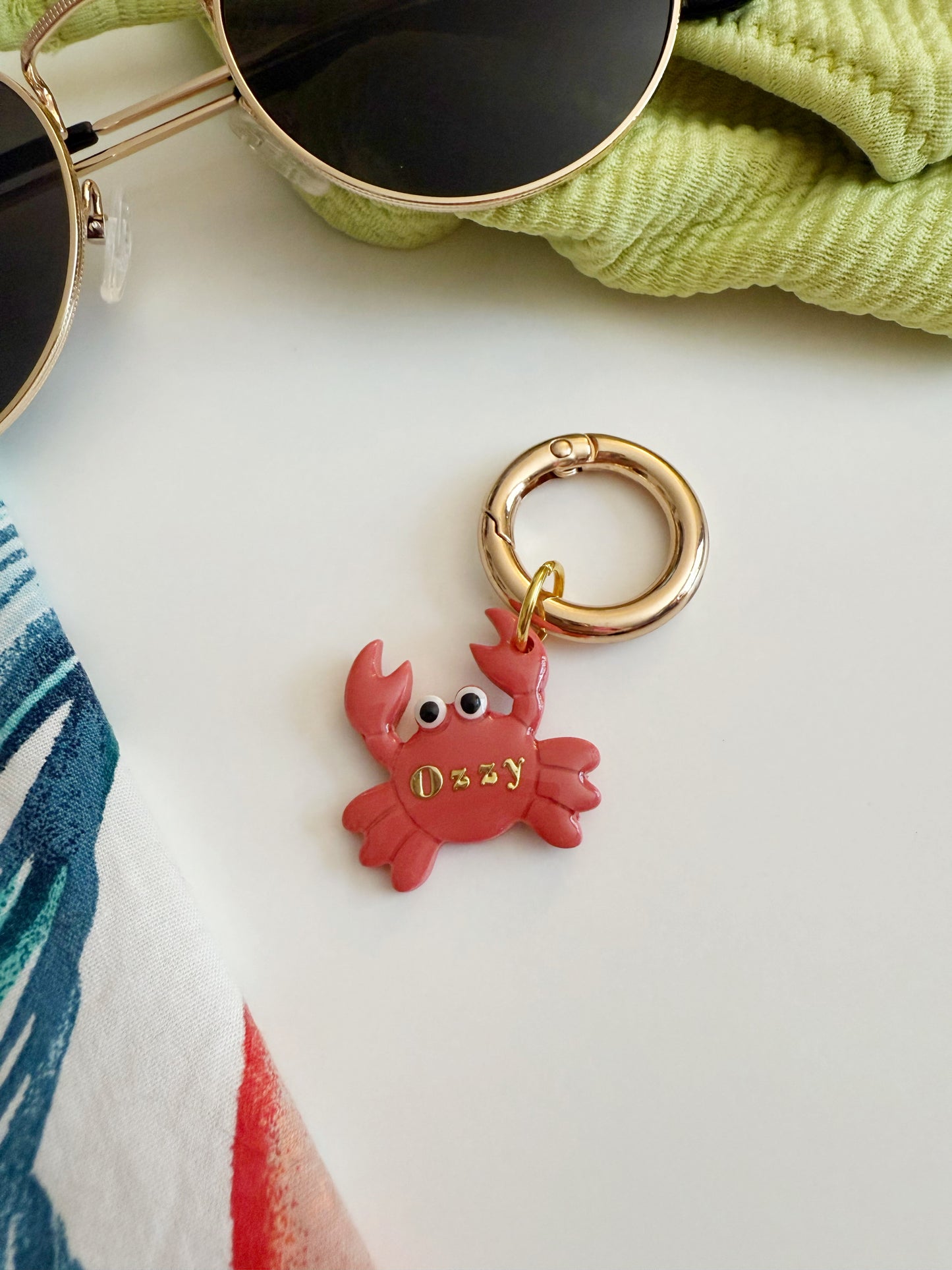 Crab Pet Tag