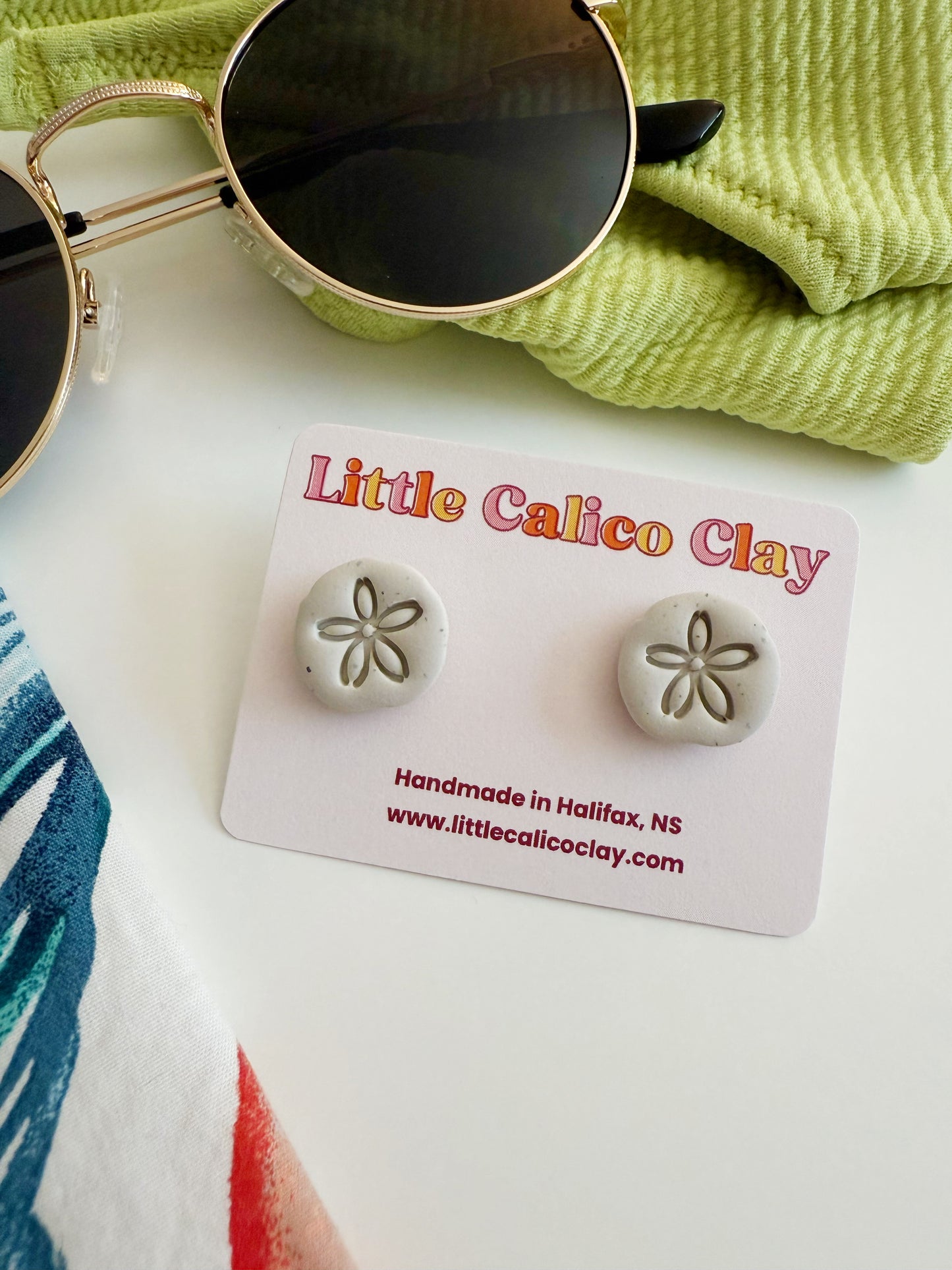 Sand Dollar Studs