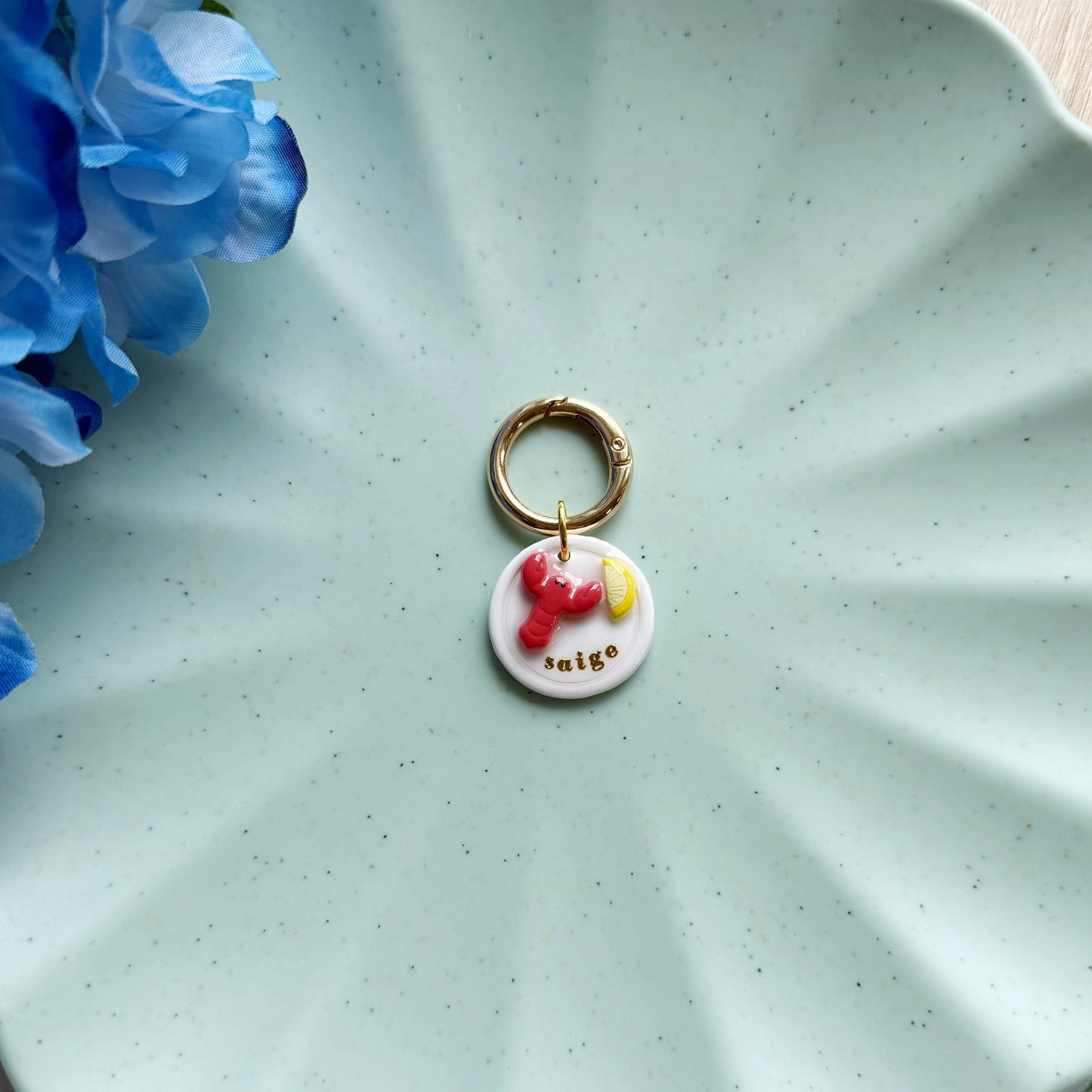 Seafood Supper Pet Tag