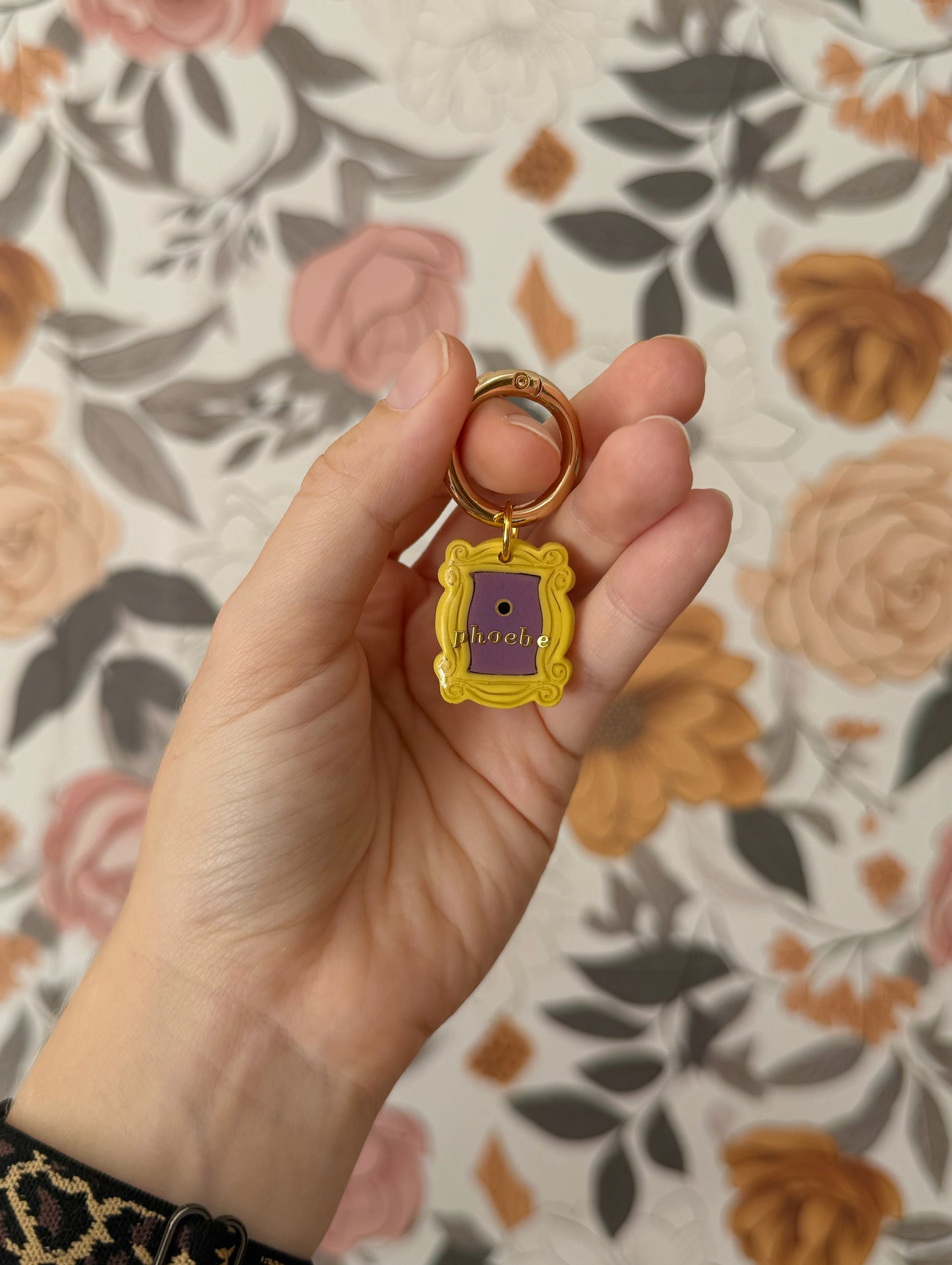 Yellow Frame Pet Tag