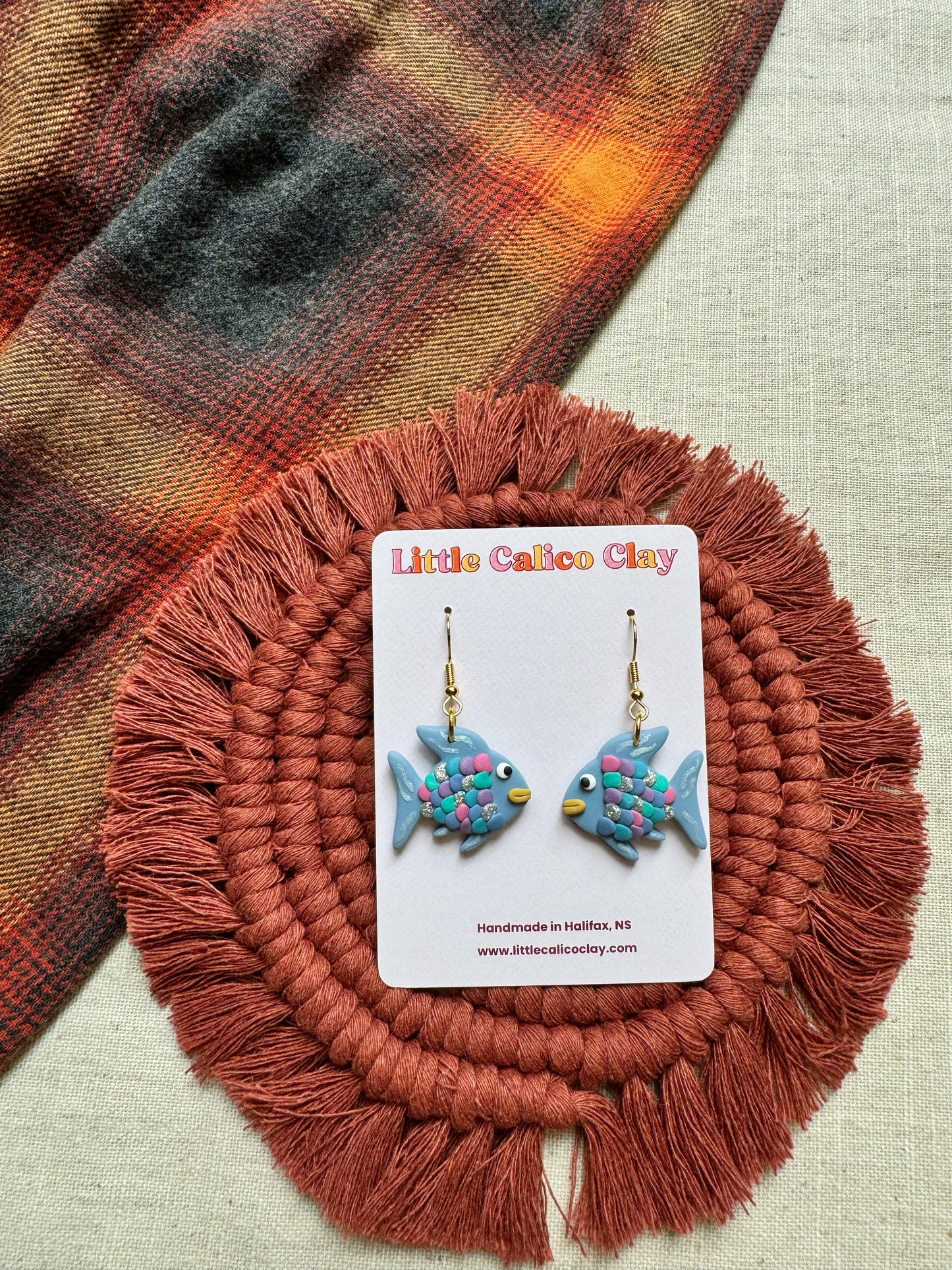 Rainbow Fish Dangles