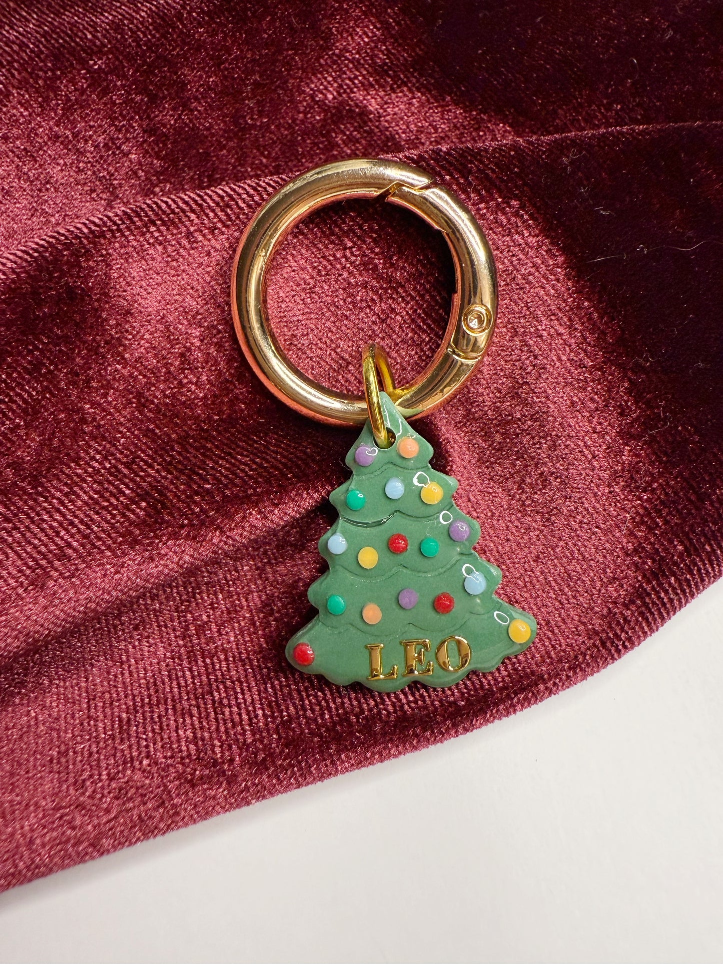 Christmas Tree Pet Tag