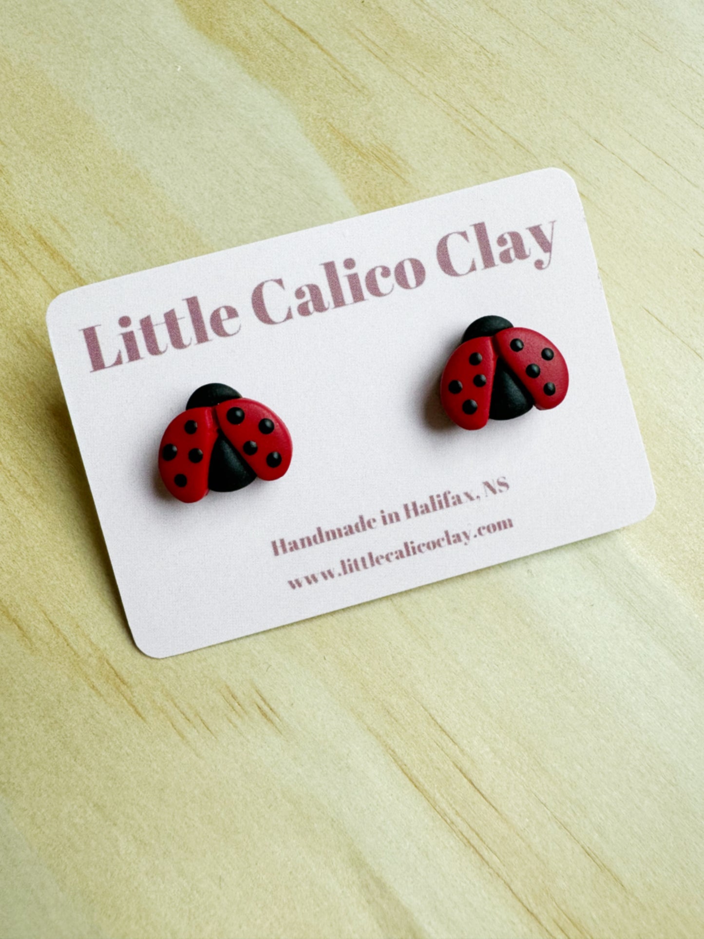 Ladybug Studs