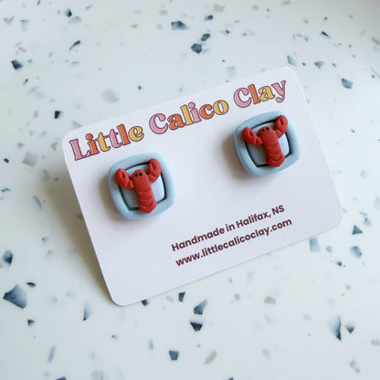 Lobster Bordered Studs