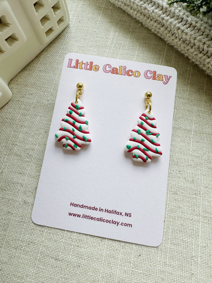 Christmas Tree Cake Dangles