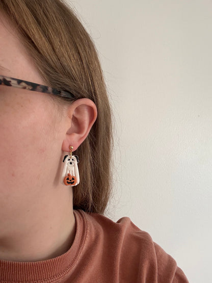 Ghost Pup Dangles