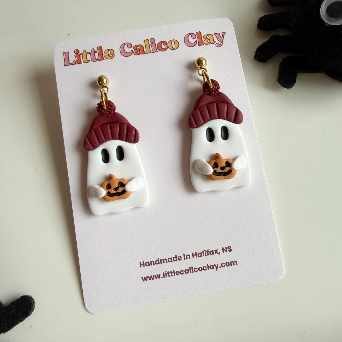 Beanie Ghost Dangles