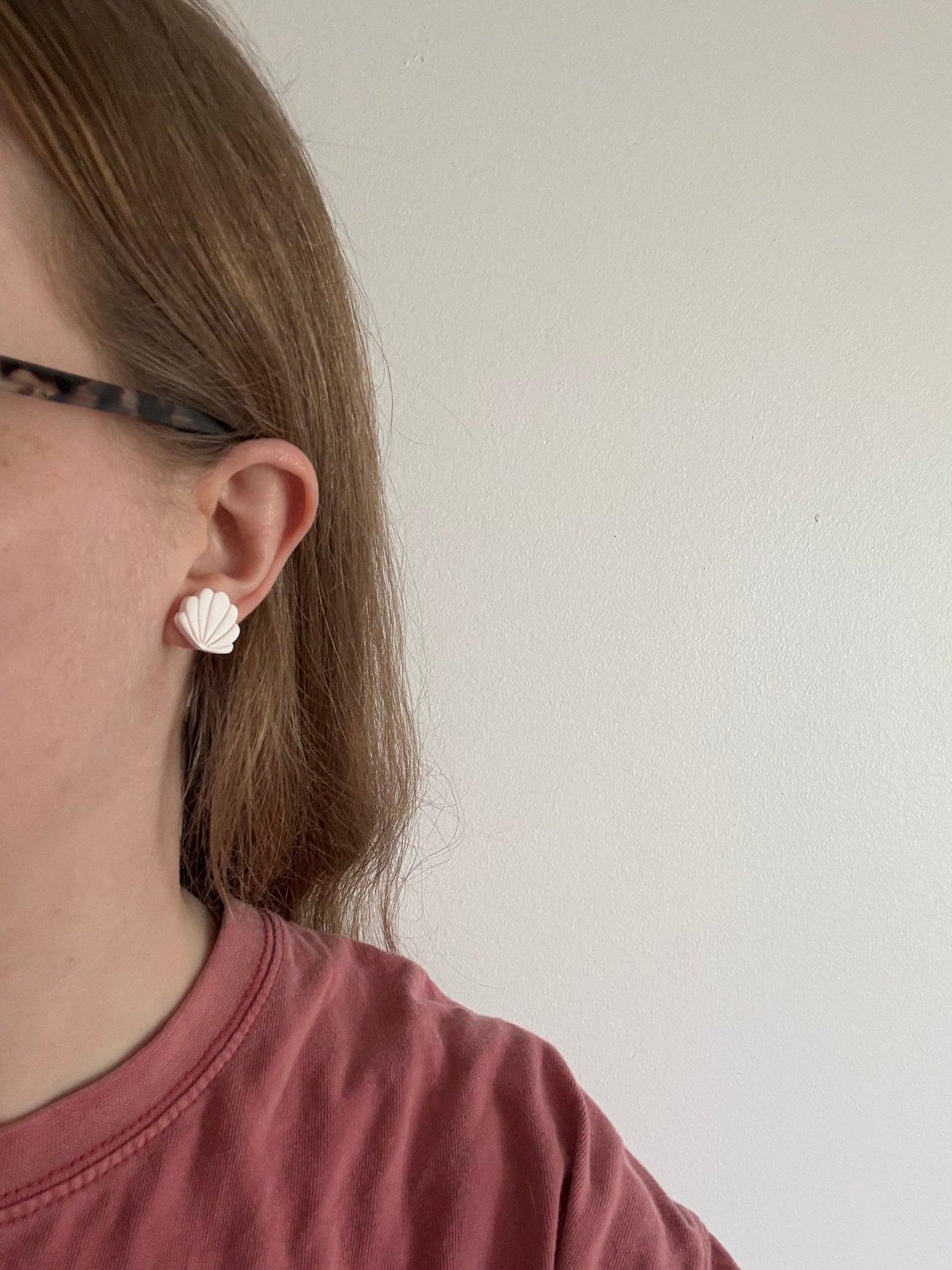 Seashell Studs