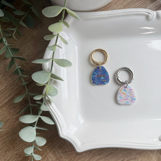 90s Print Pet Tag