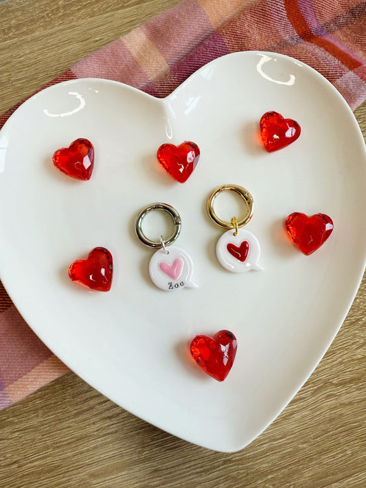 Heart Speech Bubble Pet Tag