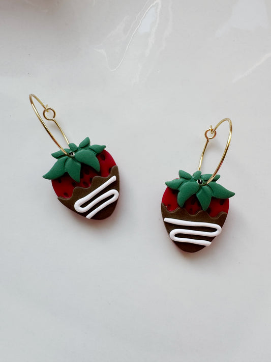 Chocolate Strawberry Hoops