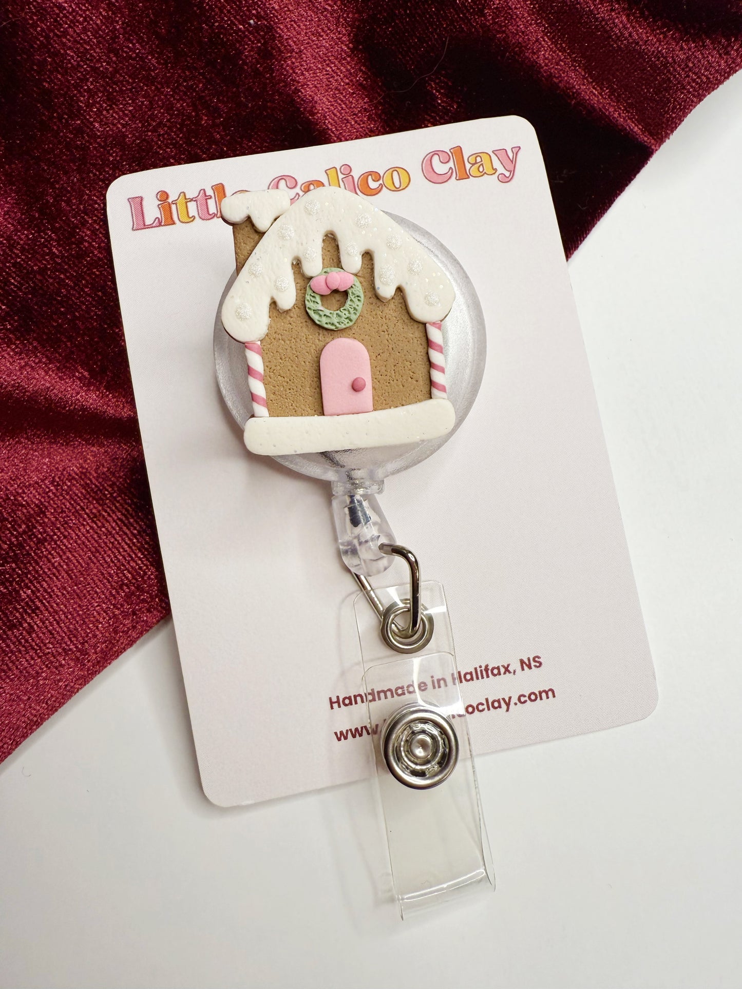 Gingerbread House Badge Reel