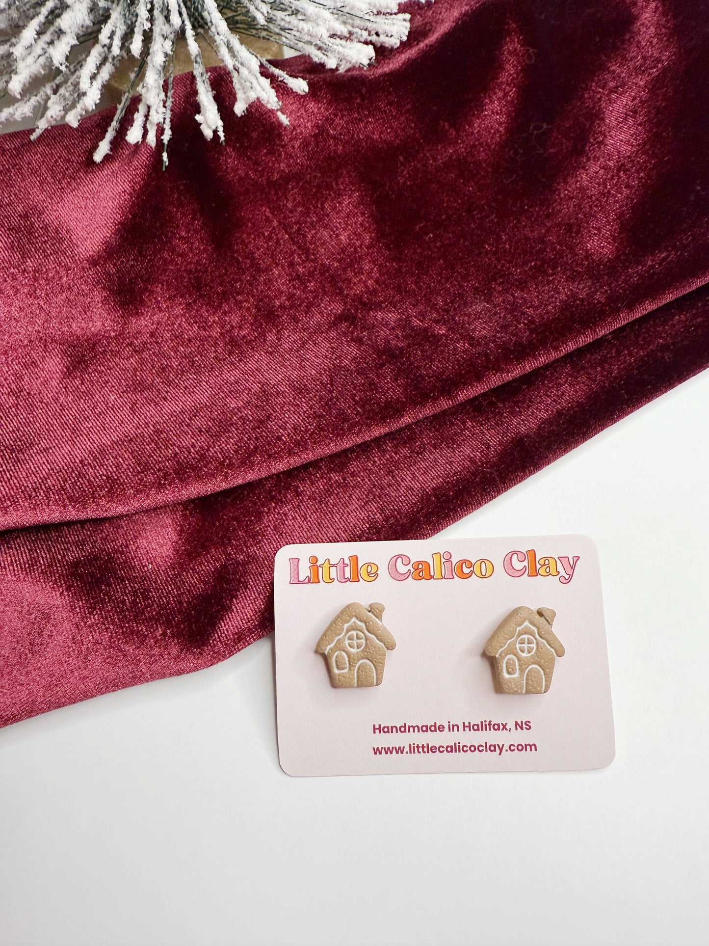 Gingerbread House Studs