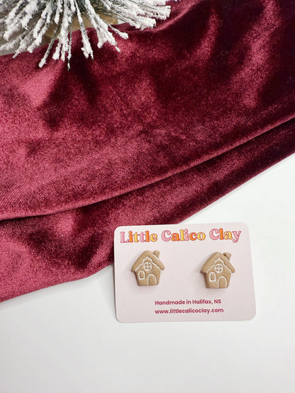 Gingerbread House Studs