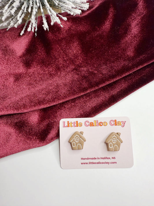 Gingerbread House Studs