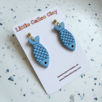 Monochrome Fish Dangles