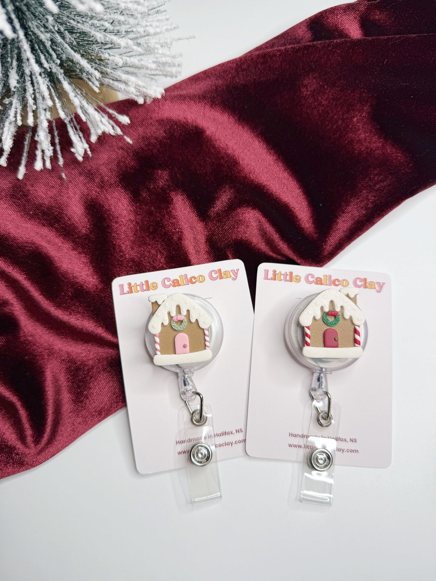 Gingerbread House Badge Reel