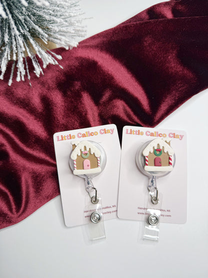 Gingerbread House Badge Reel