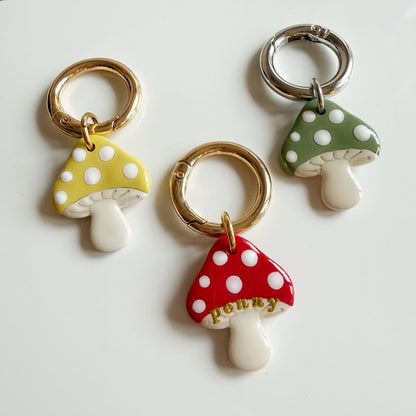 Mushroom Pet Tag