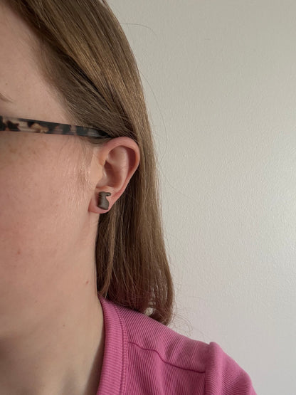 Chocolate Bunny Studs