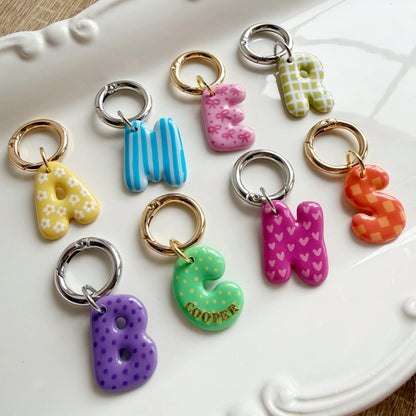 Bubble Letter Pet Tag