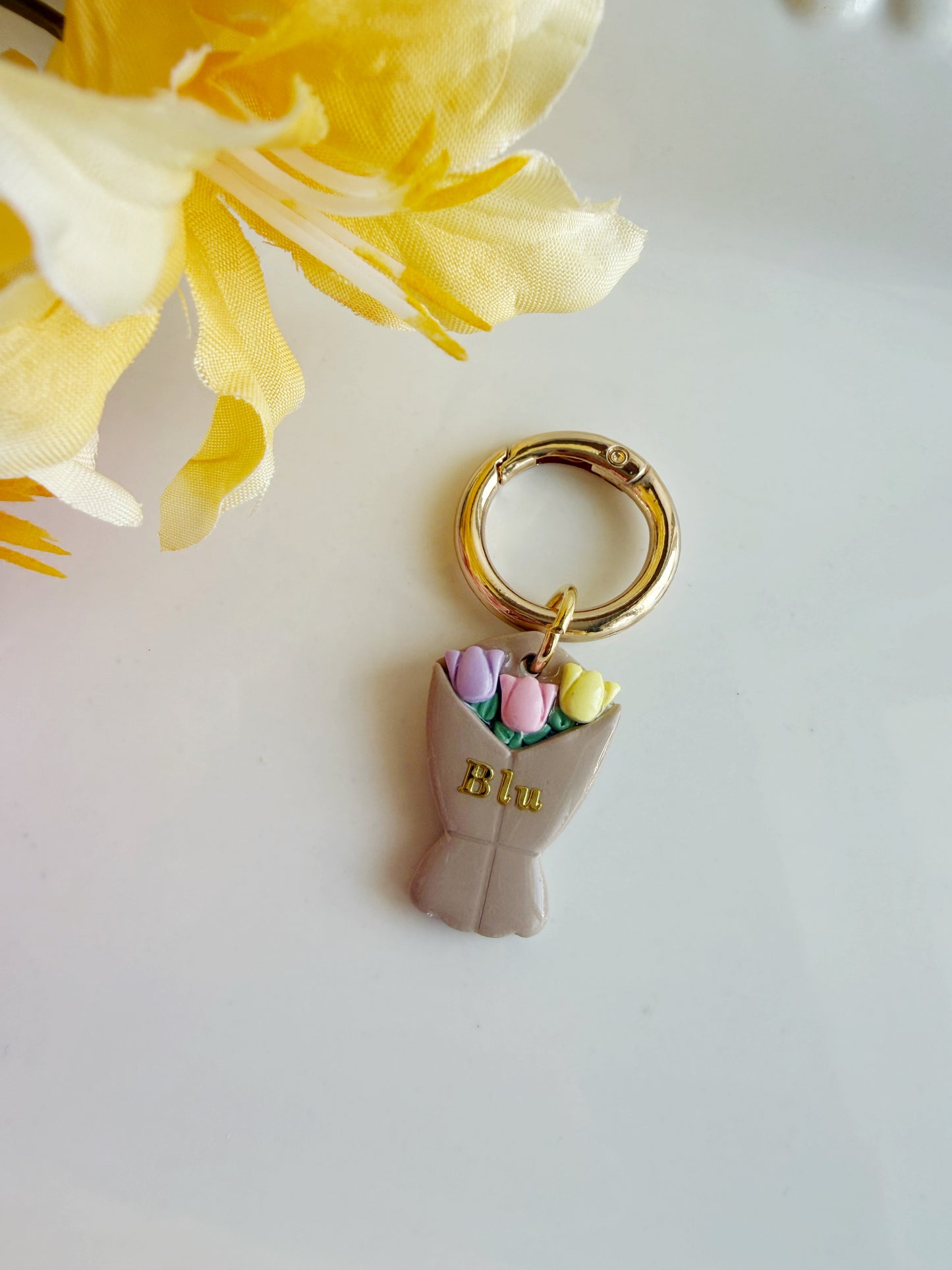 Tulip Bouquet Pet Tag