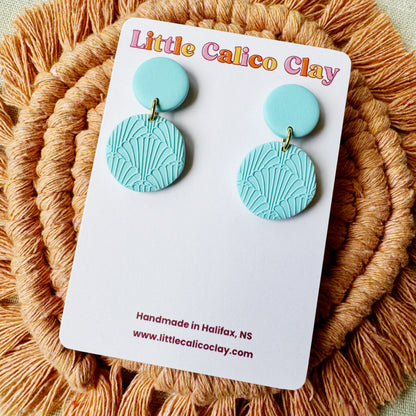 Seashell Circle Mini Dangles