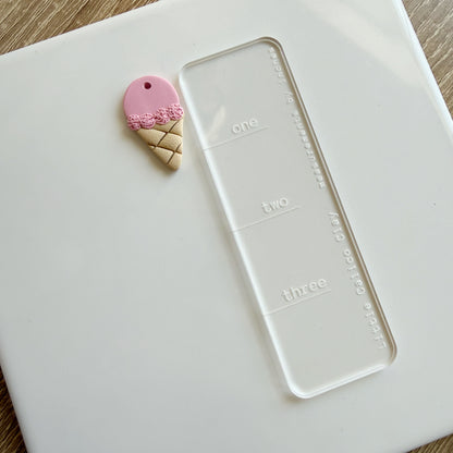 Ice Cream Cone Pet Tag
