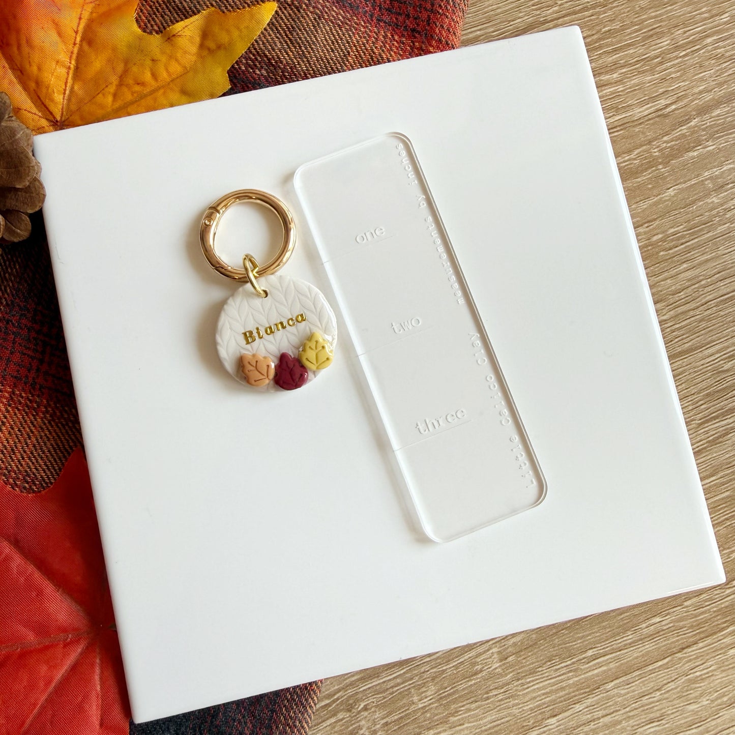 Triple Leaf Pet Tag