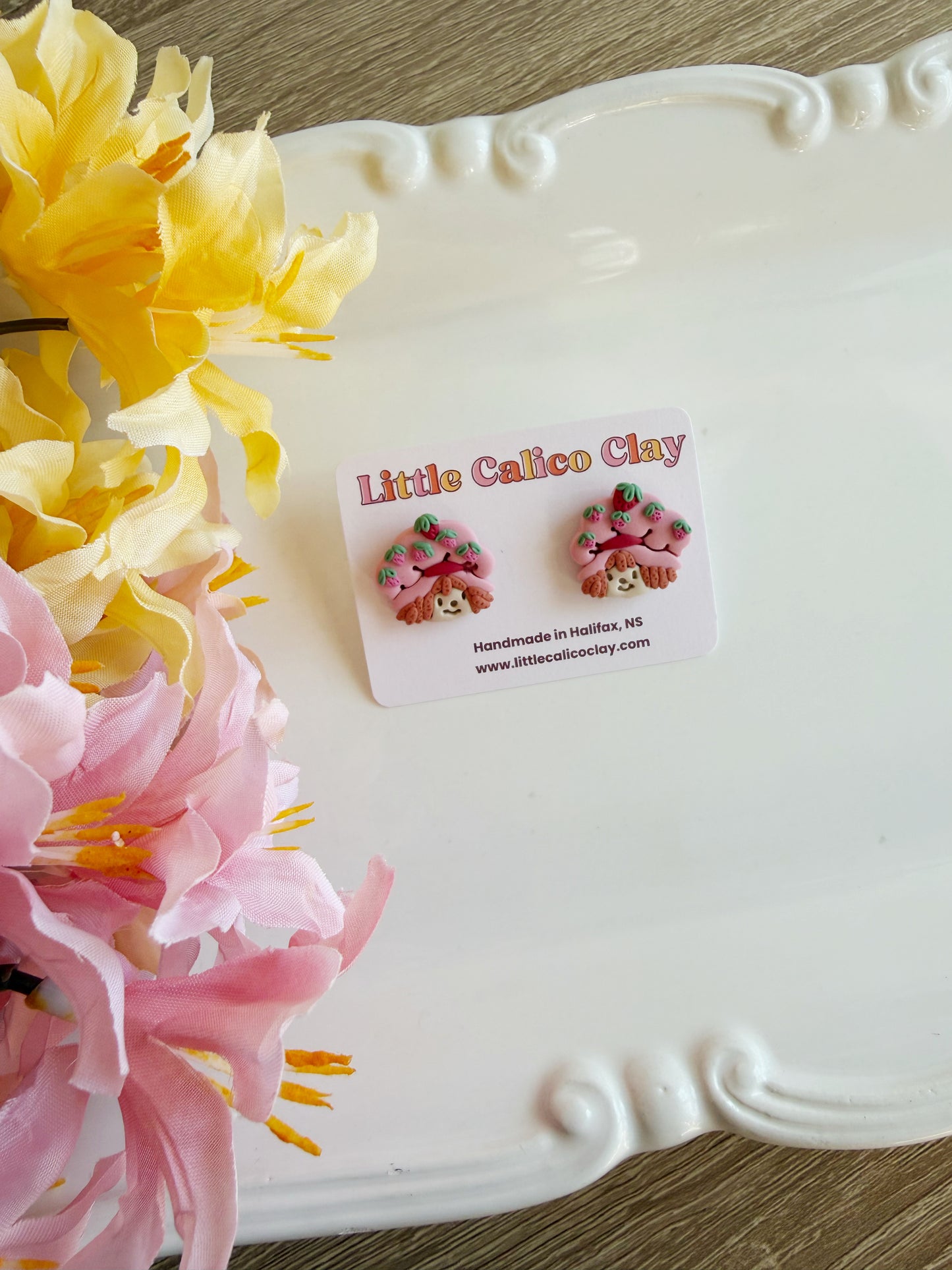 Strawberry Shortcake Studs