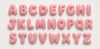 Bubble Letter Pet Tag