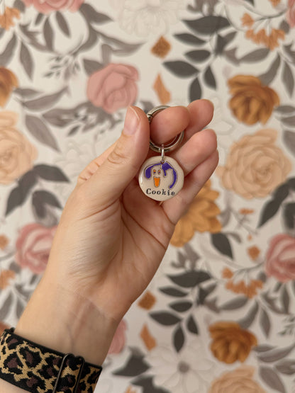 Spooky Cookie Pet Tag