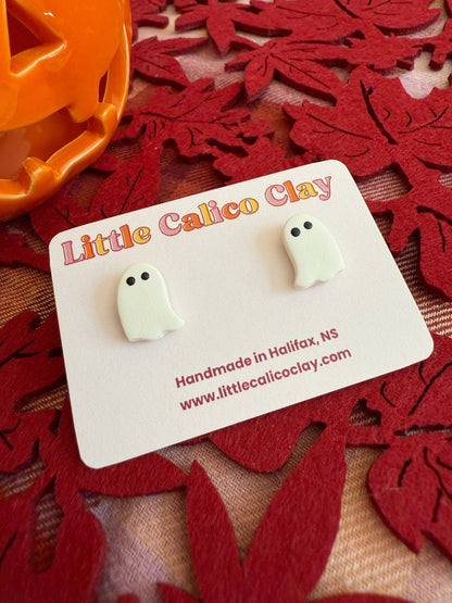 Mirrored Ghost Studs